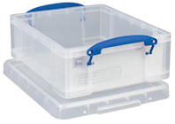 STORAGE BIN, SNAP LID, 8.1 L, CLEAR, 5/CT THUMBNAIL